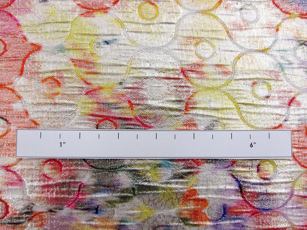 Printed Silk Blend Lamé2