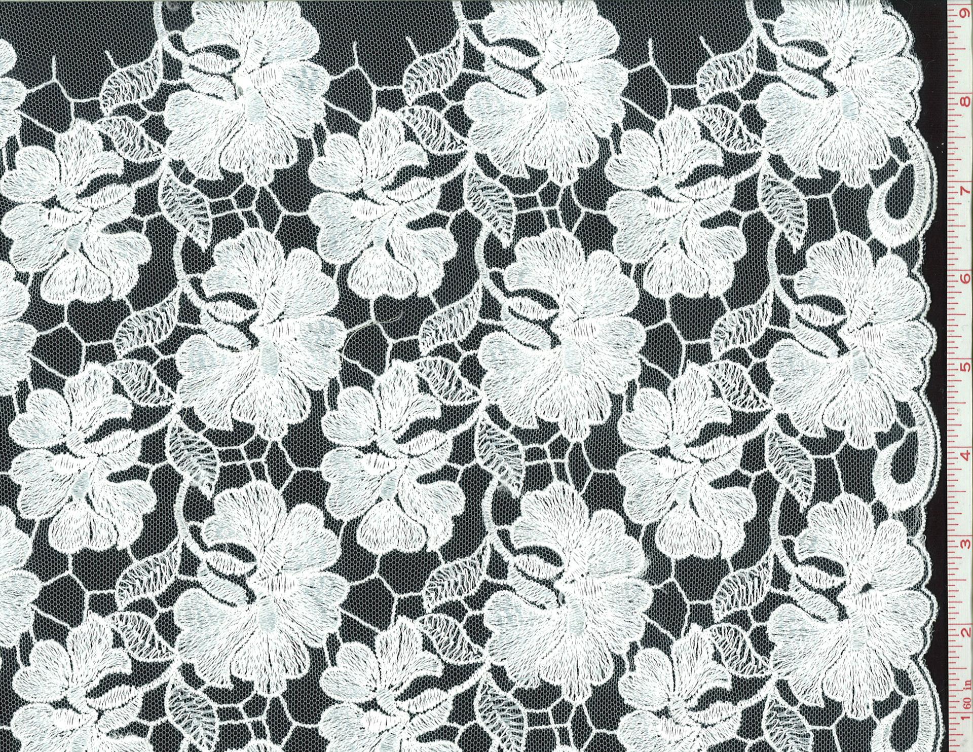 Ivory Embroidered Illusion0