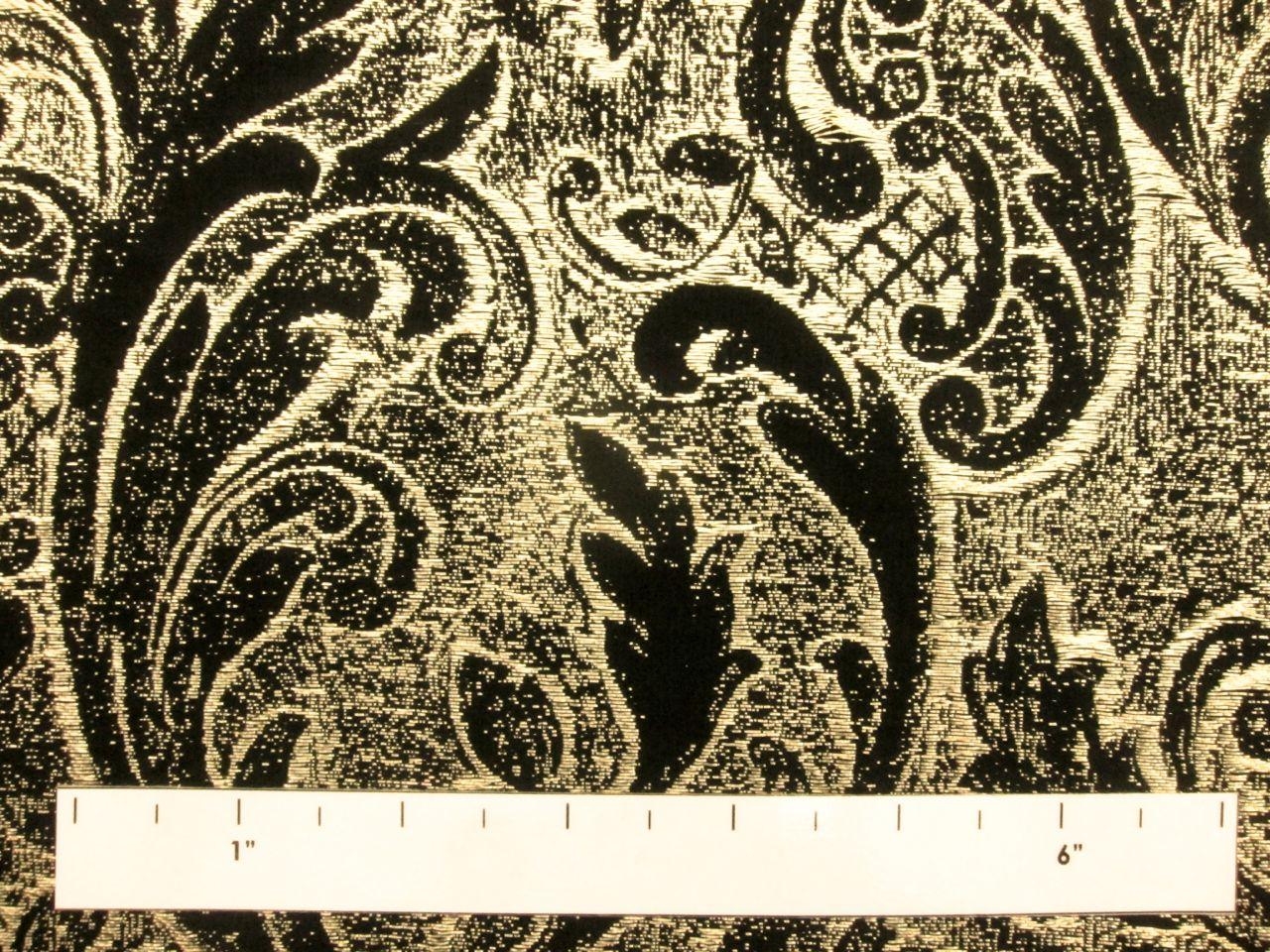 Silk Blend Metallic Brocade1