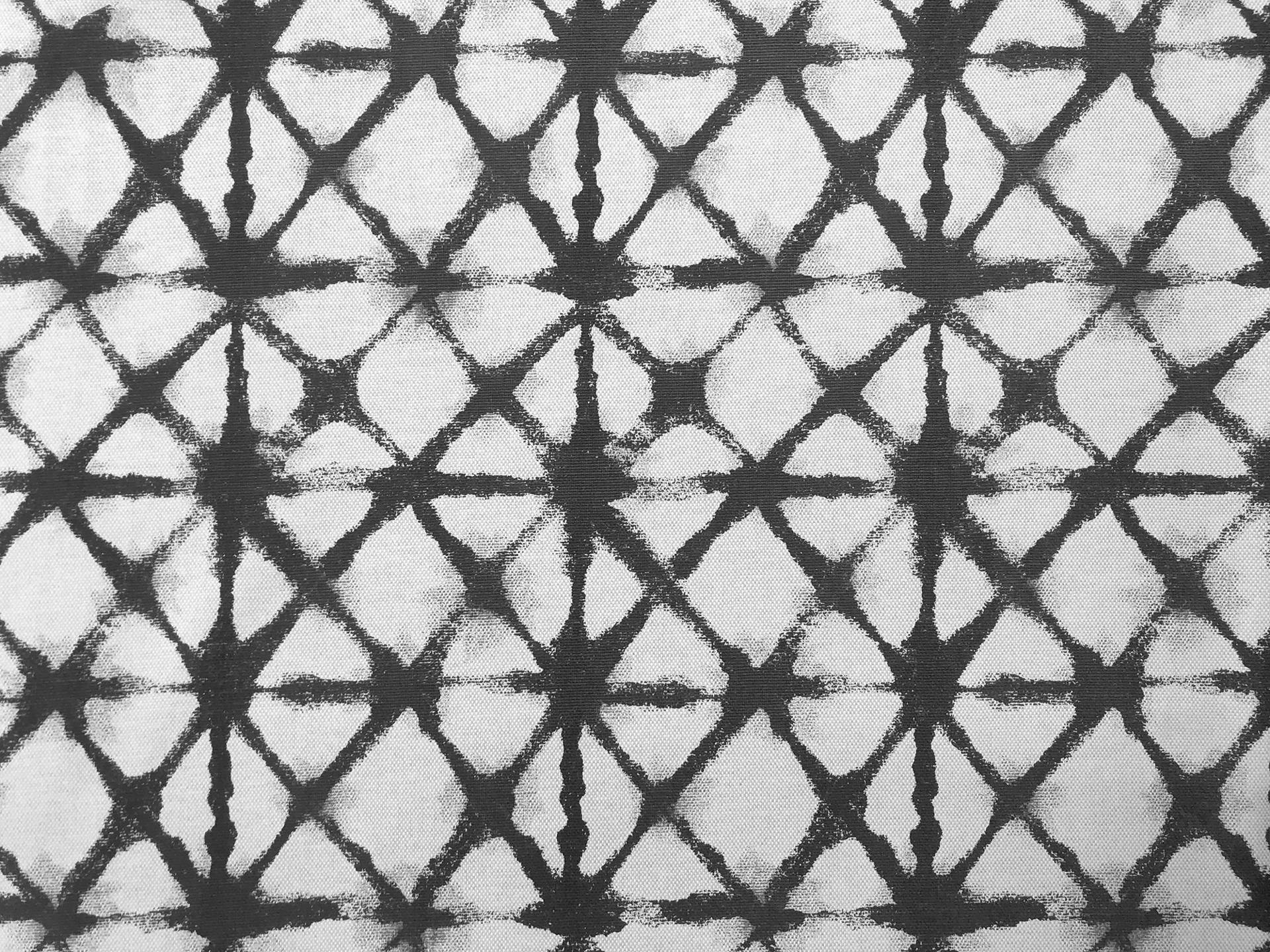 Charcoal Shibori Cotton Blend Upholstery Print0