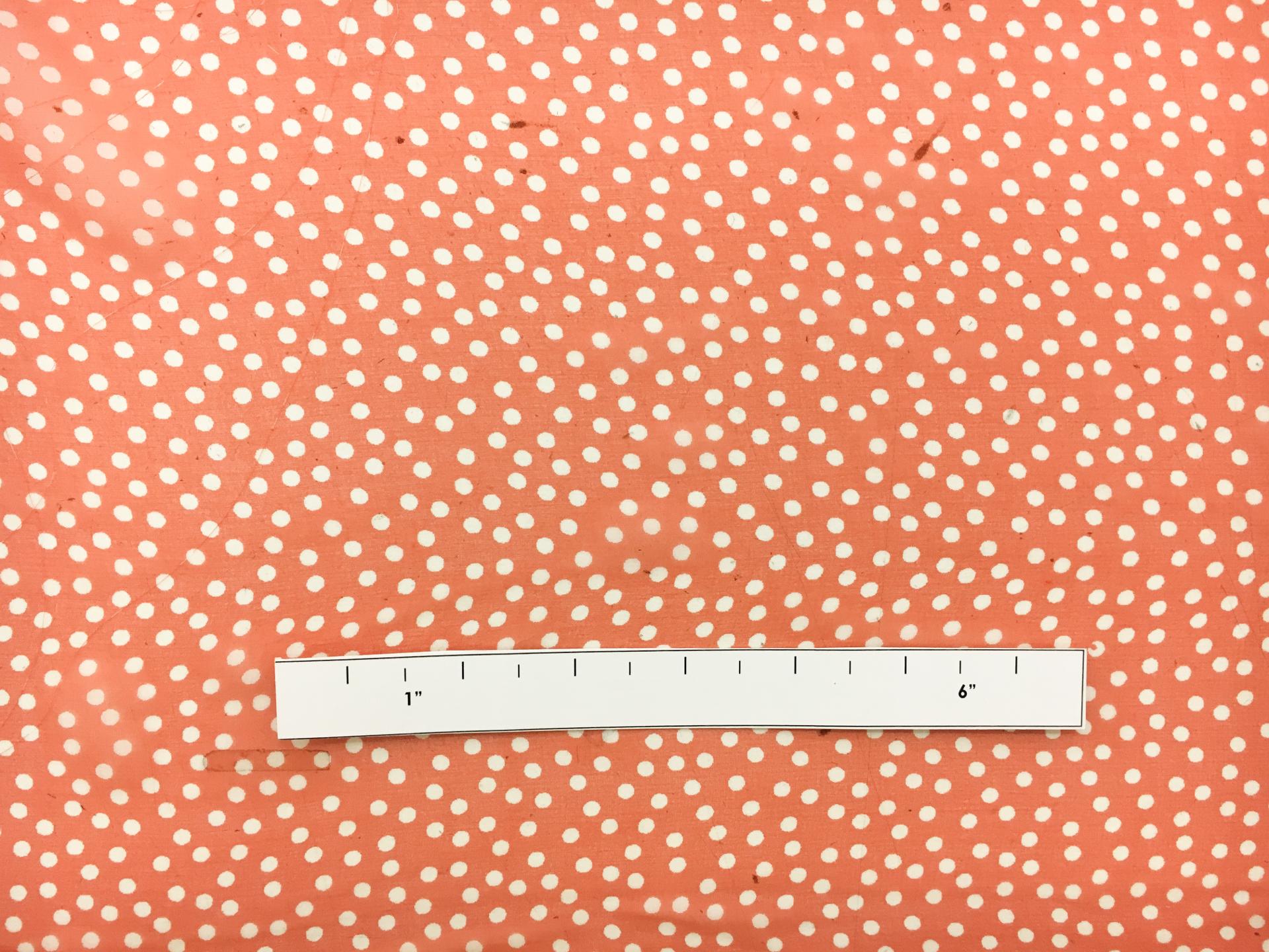 Printed Silk Chiffon with Random Polka Dots1