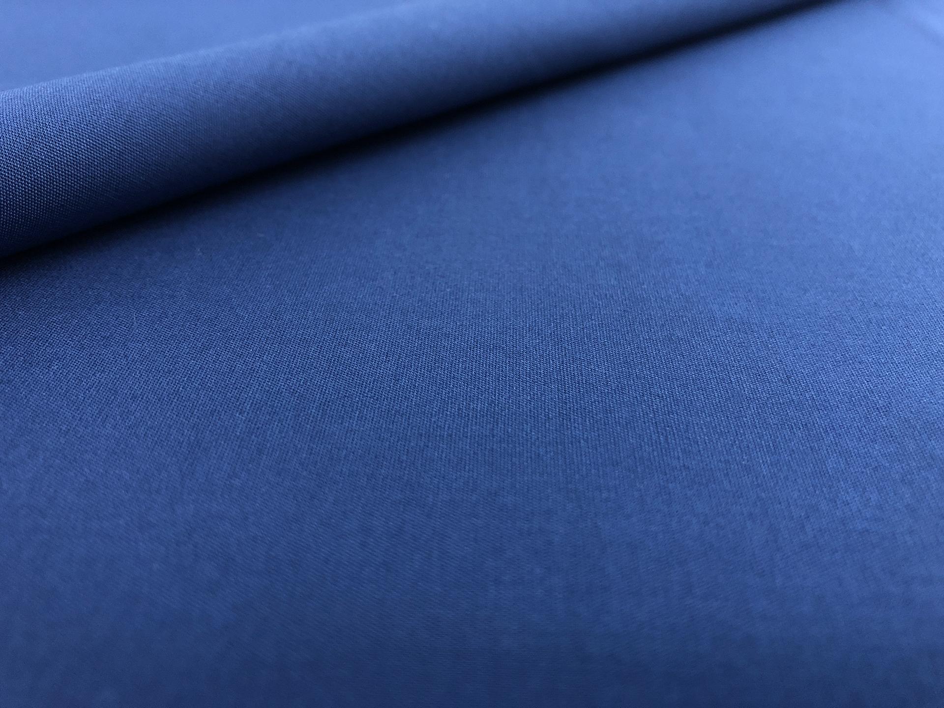 Imported Cotton Poplin in Royal Blue0
