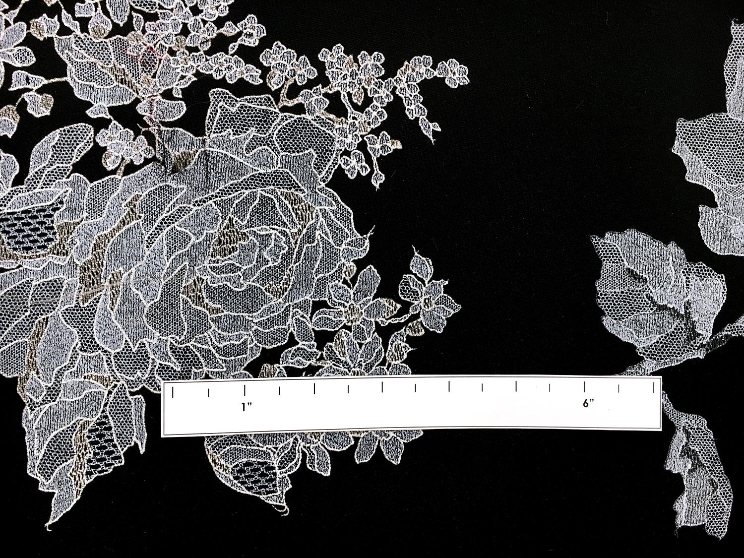 Polyester Silk Blend Double Face Appliqued Zibelline1