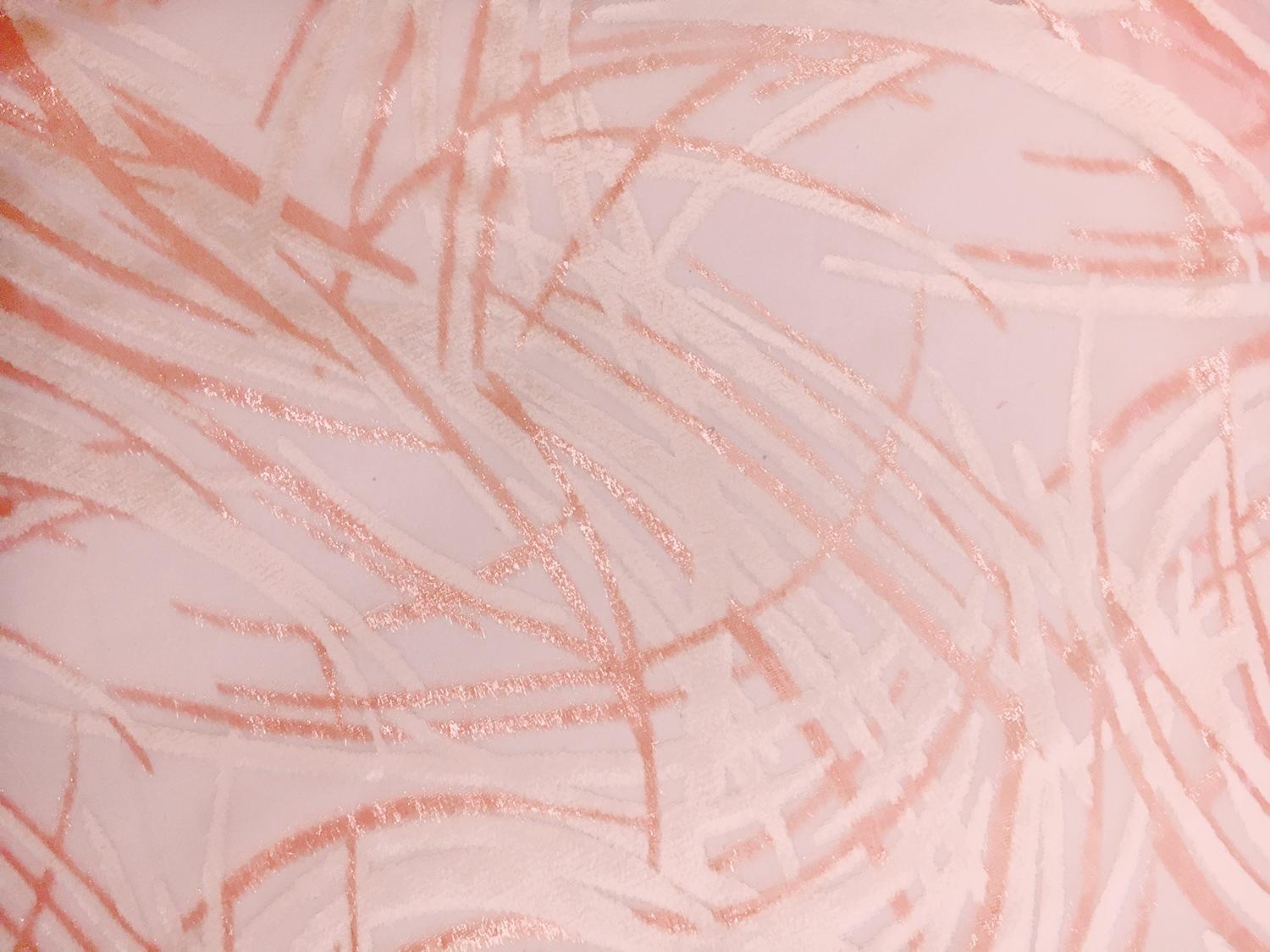 Silk and Lurex Velvet with Abstract Strokes0