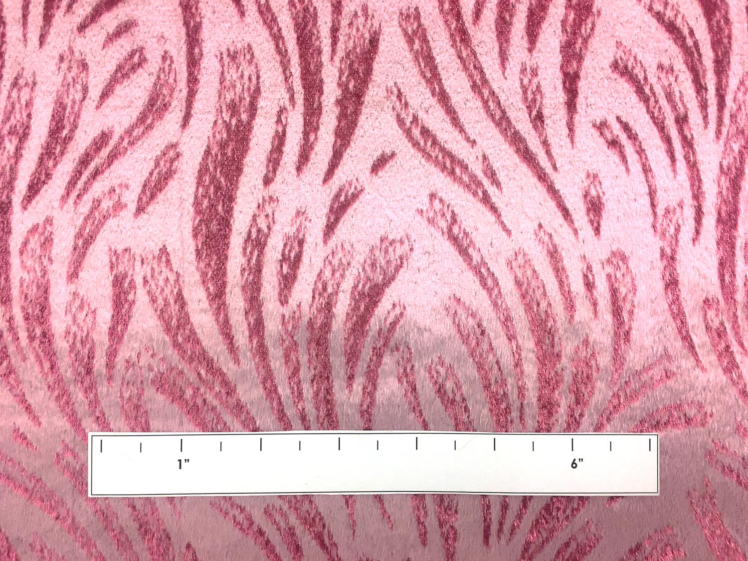 Silk Lurex Panne Velvet in Rose1