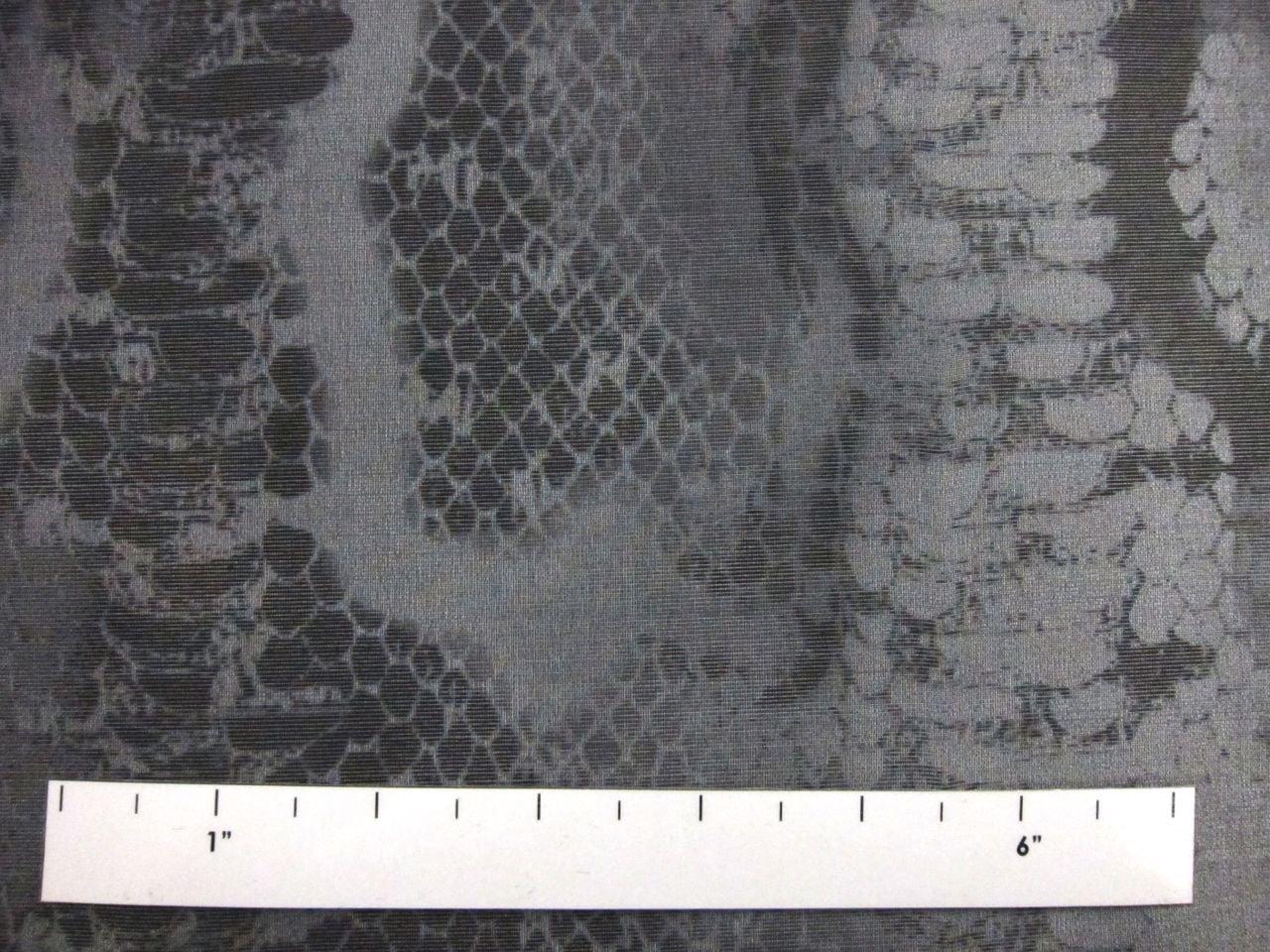 Heavy Metallic Silk Blend Printed Organza1