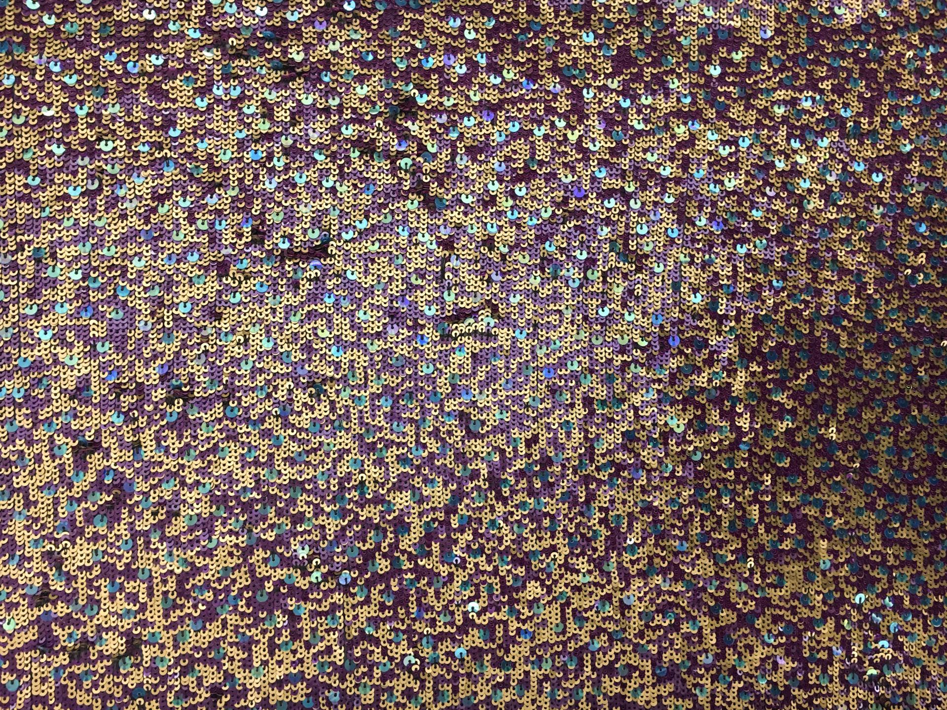 Variation of Sequins on Silk Chiffon0