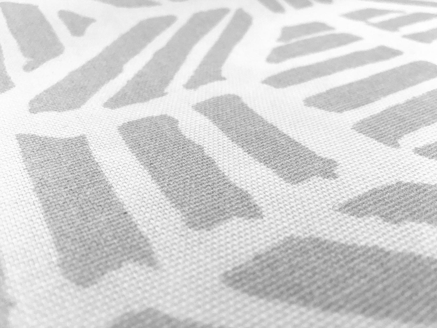 Cotton Canvas With Metallic Print2