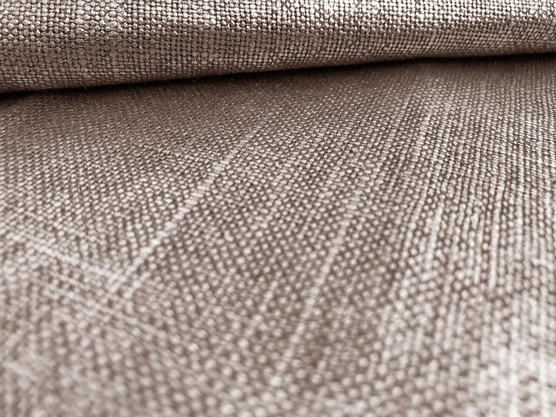Metallic Linen Cotton Blend in Taupe