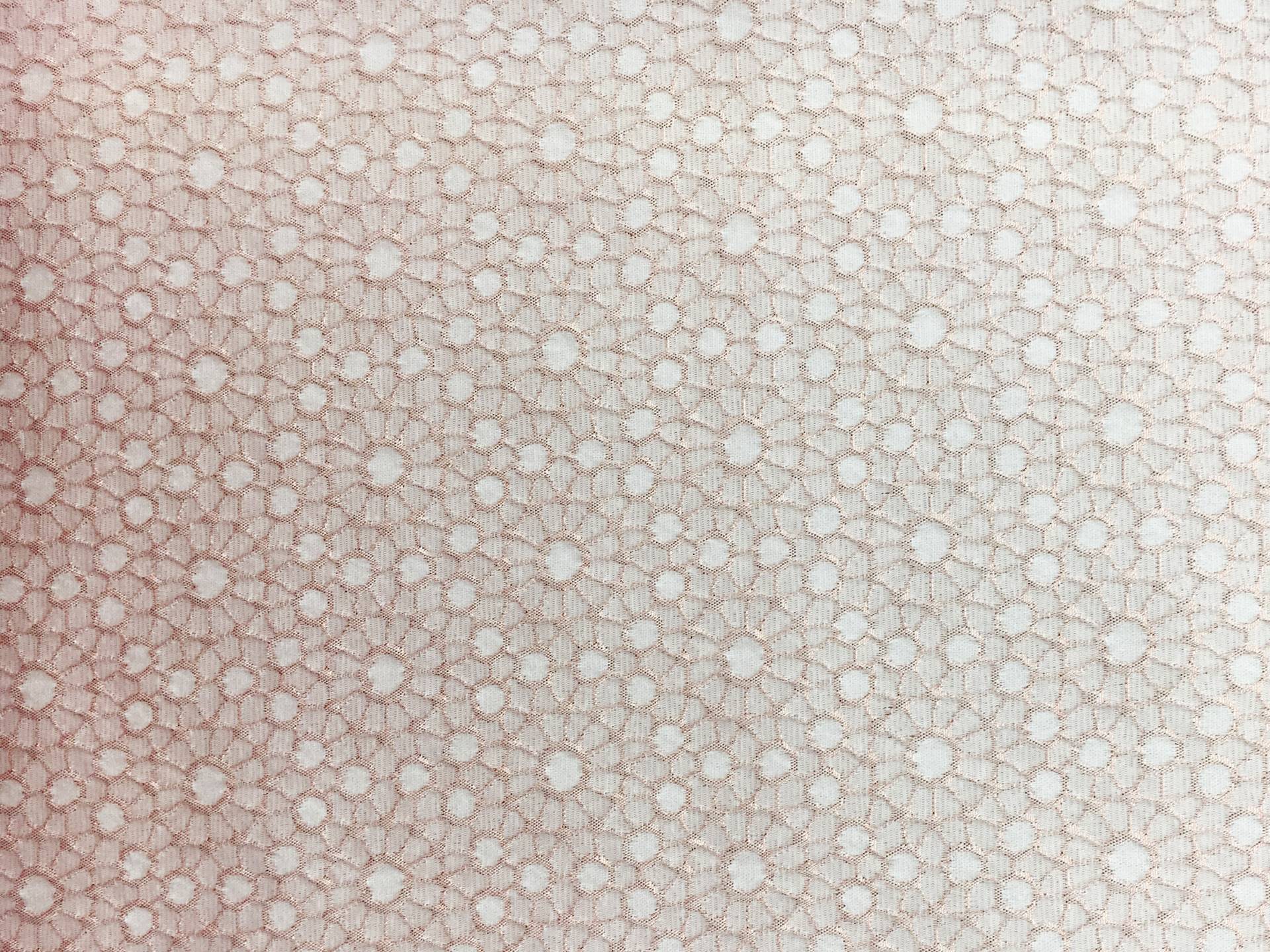Metallic Acetate Blend Brocade in Light Pink2