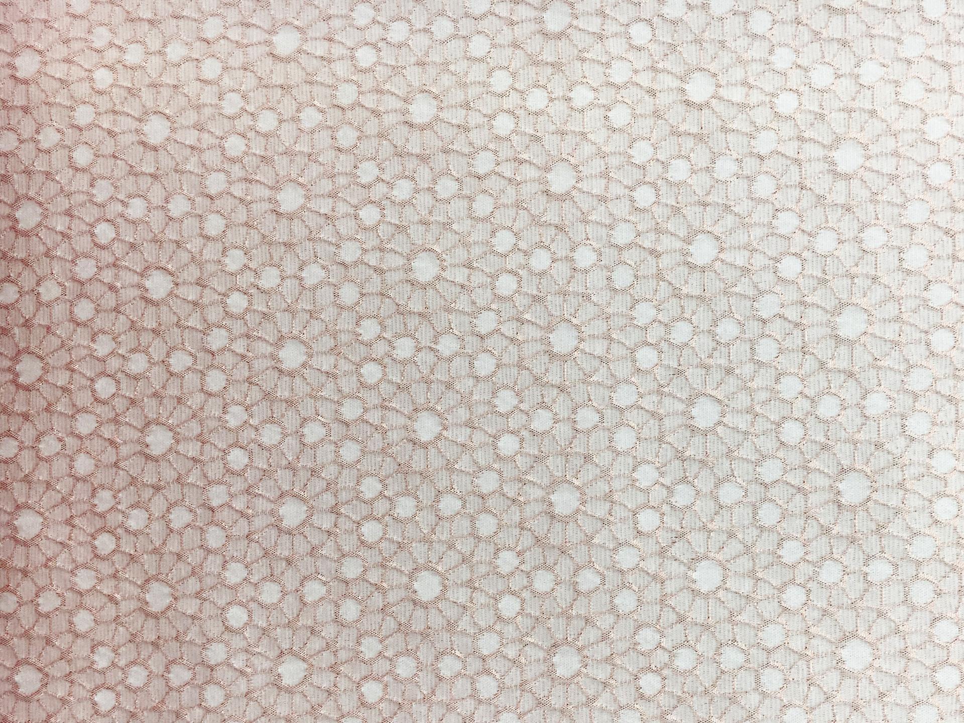 Metallic Acetate Blend Brocade in Light Pink2