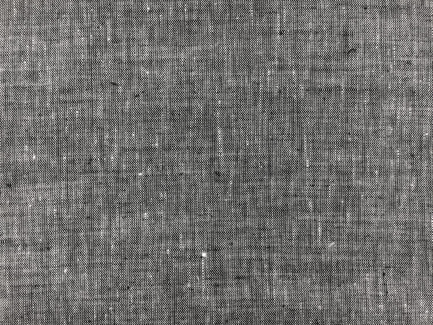 Two Toned Lightweight Linen in Black White2