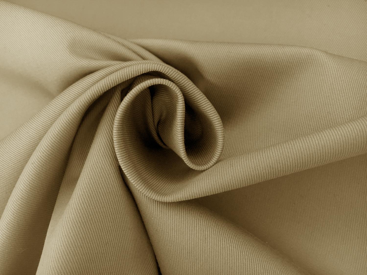 Japanese Cotton Stretch Twill in Tan1