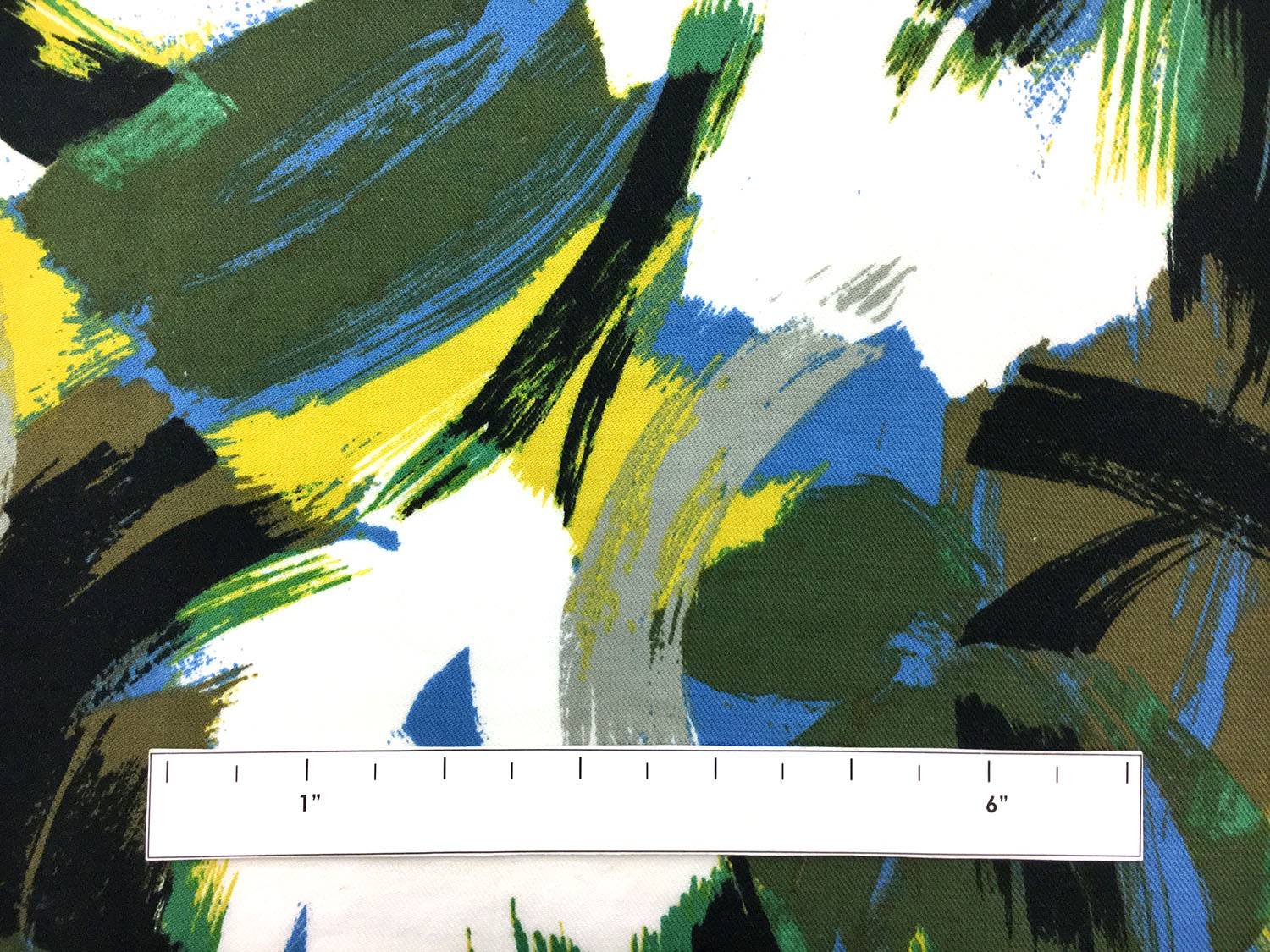 Japanese Cotton Rayon Challis With Abstract Print1