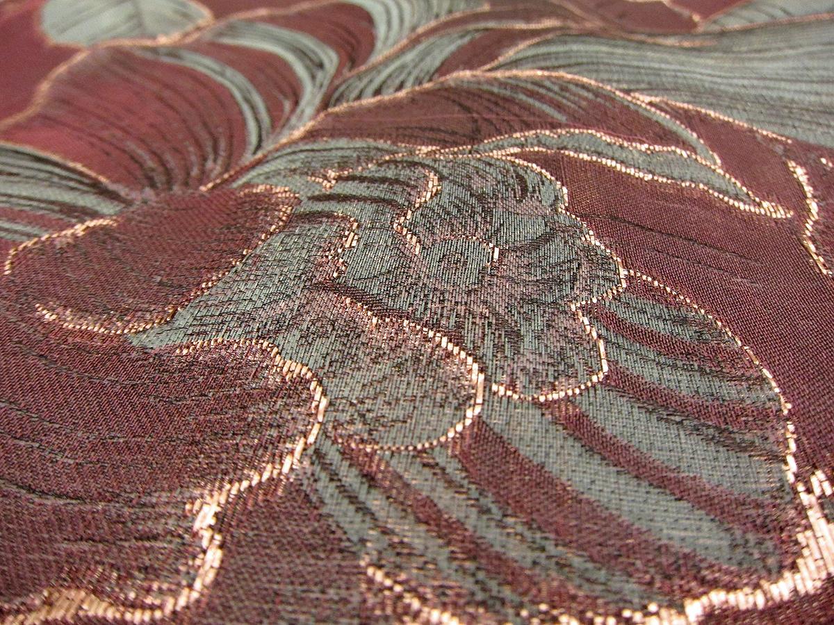 Metallic Fil Coupé Liquid Look Organza1