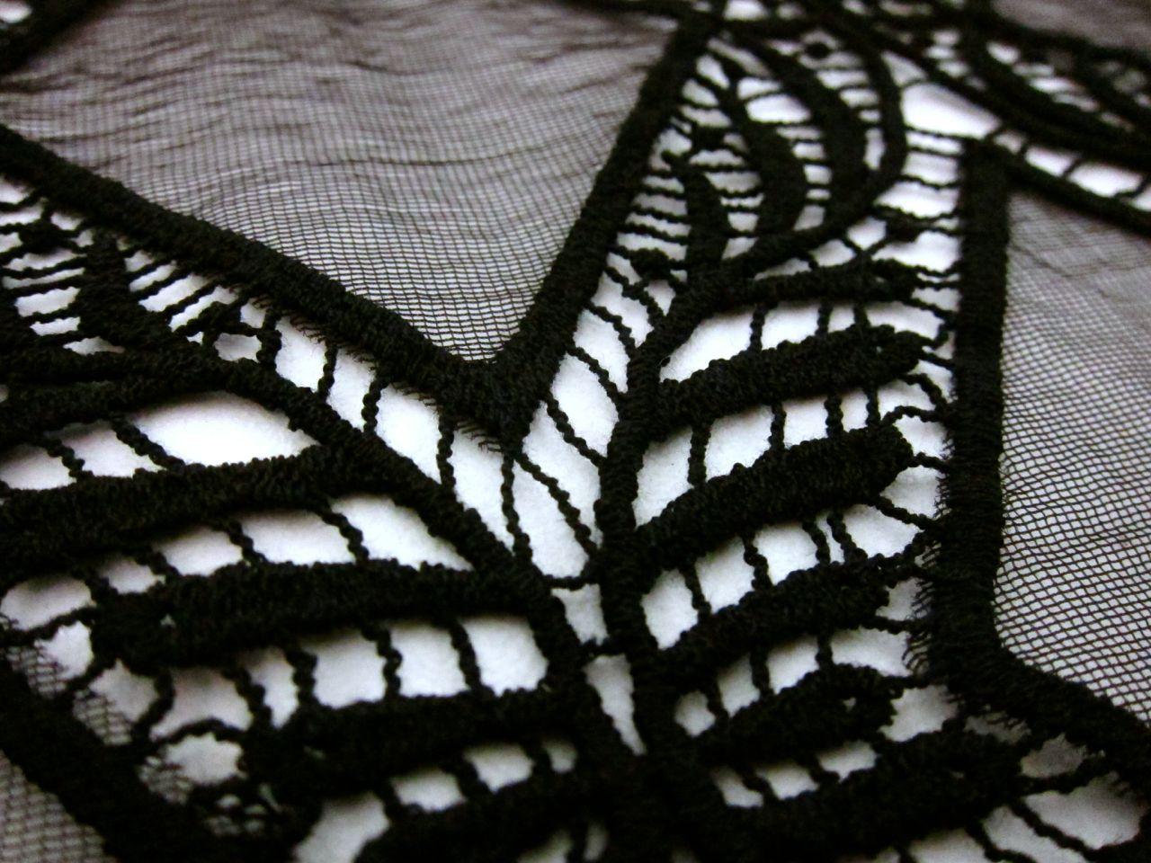 Novelty Embroidered Cut Out Tulle2