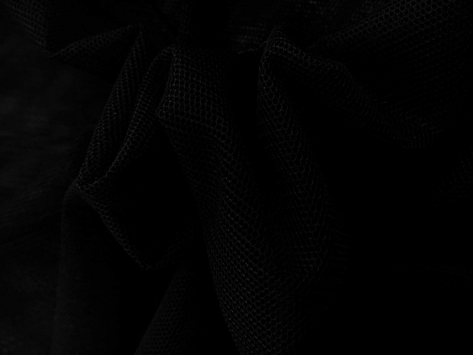 Nylon Bobbinet in Nero0