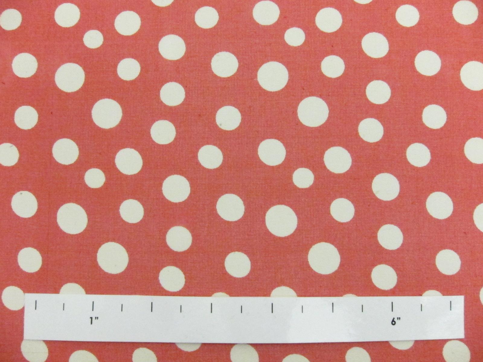 Printed Silk Chiffon in Red and Cream0