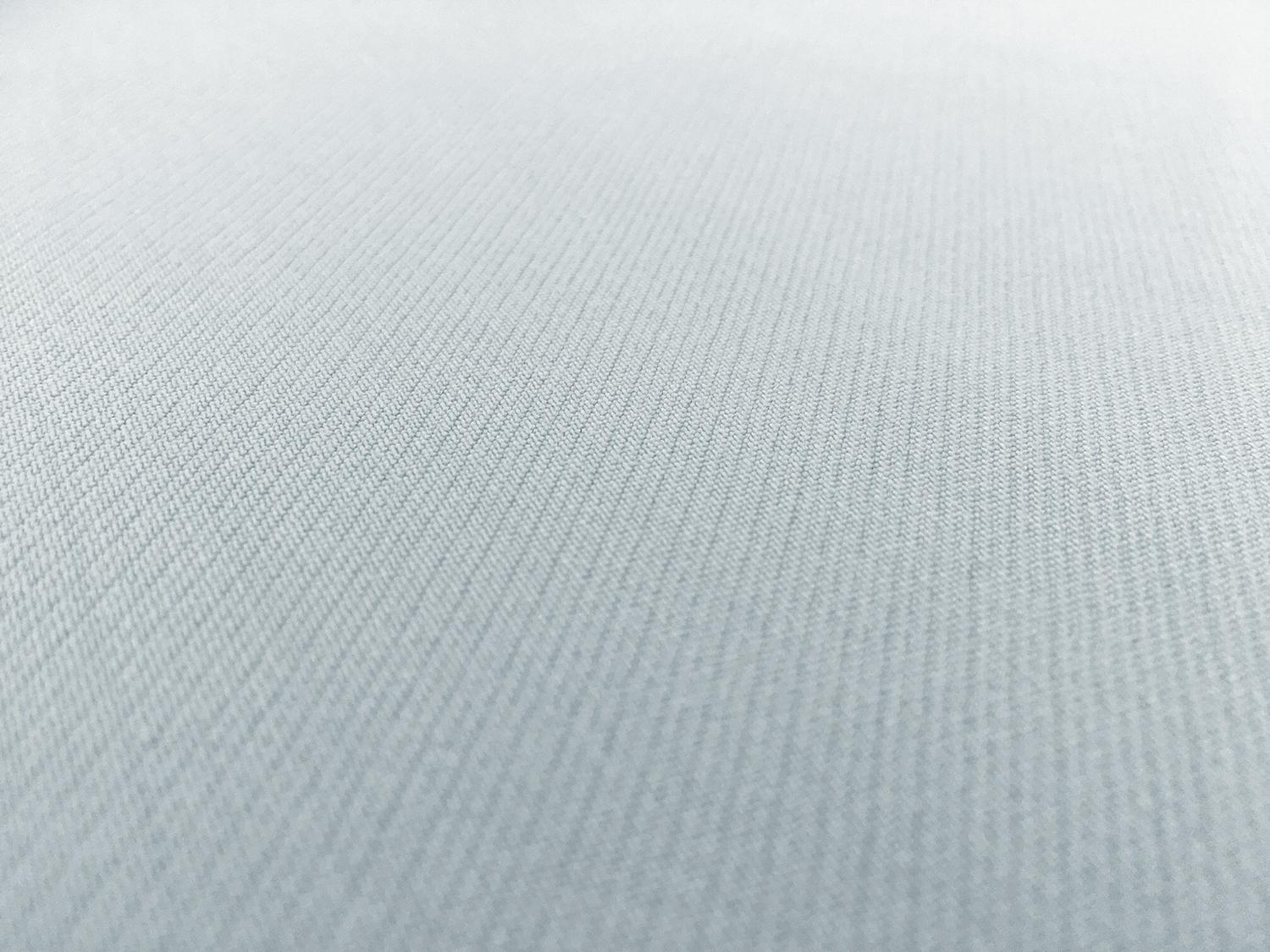 Italian Wool Satin Faille in Ice Blue3