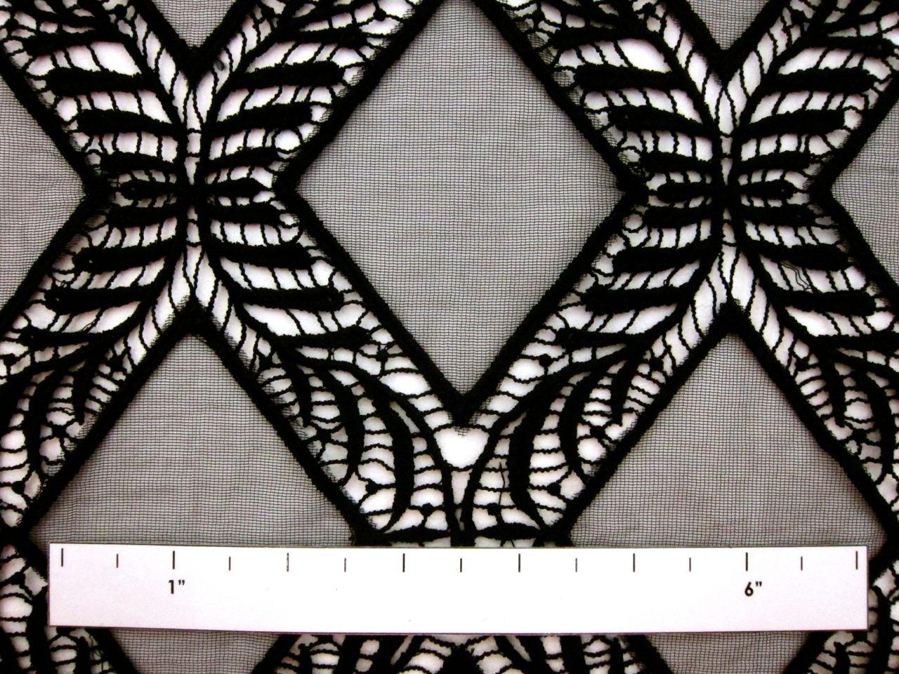 Novelty Embroidered Cut Out Tulle1