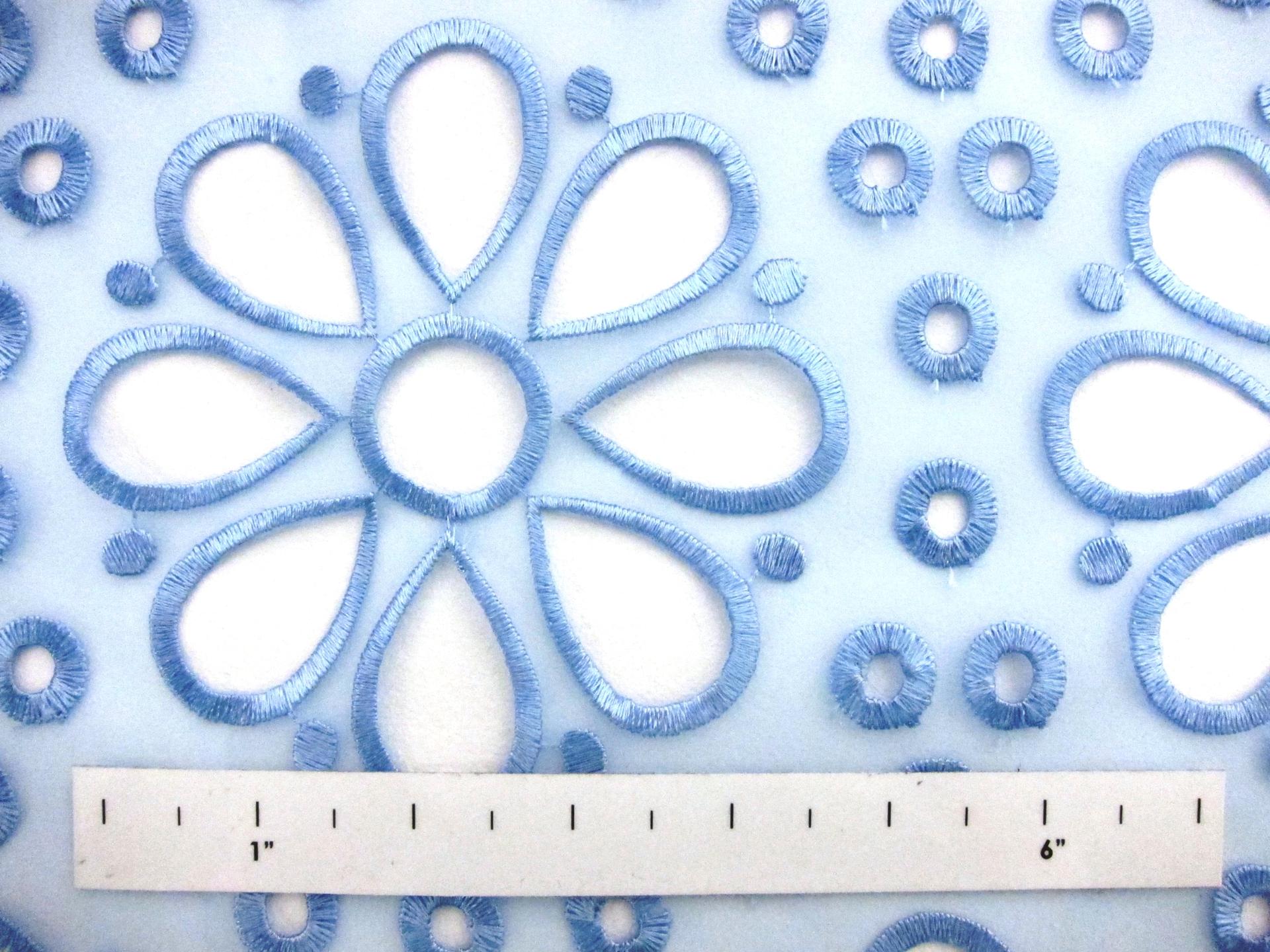 Embroidered Polyester Organza1