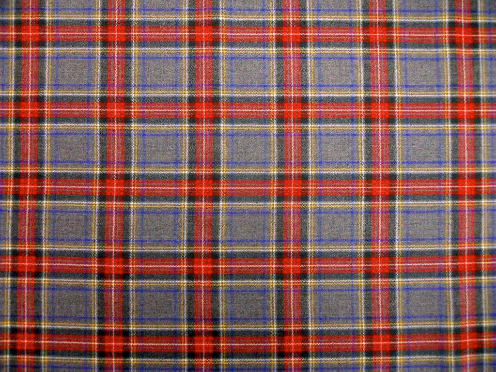 Superfine Merino Wool Plaid0