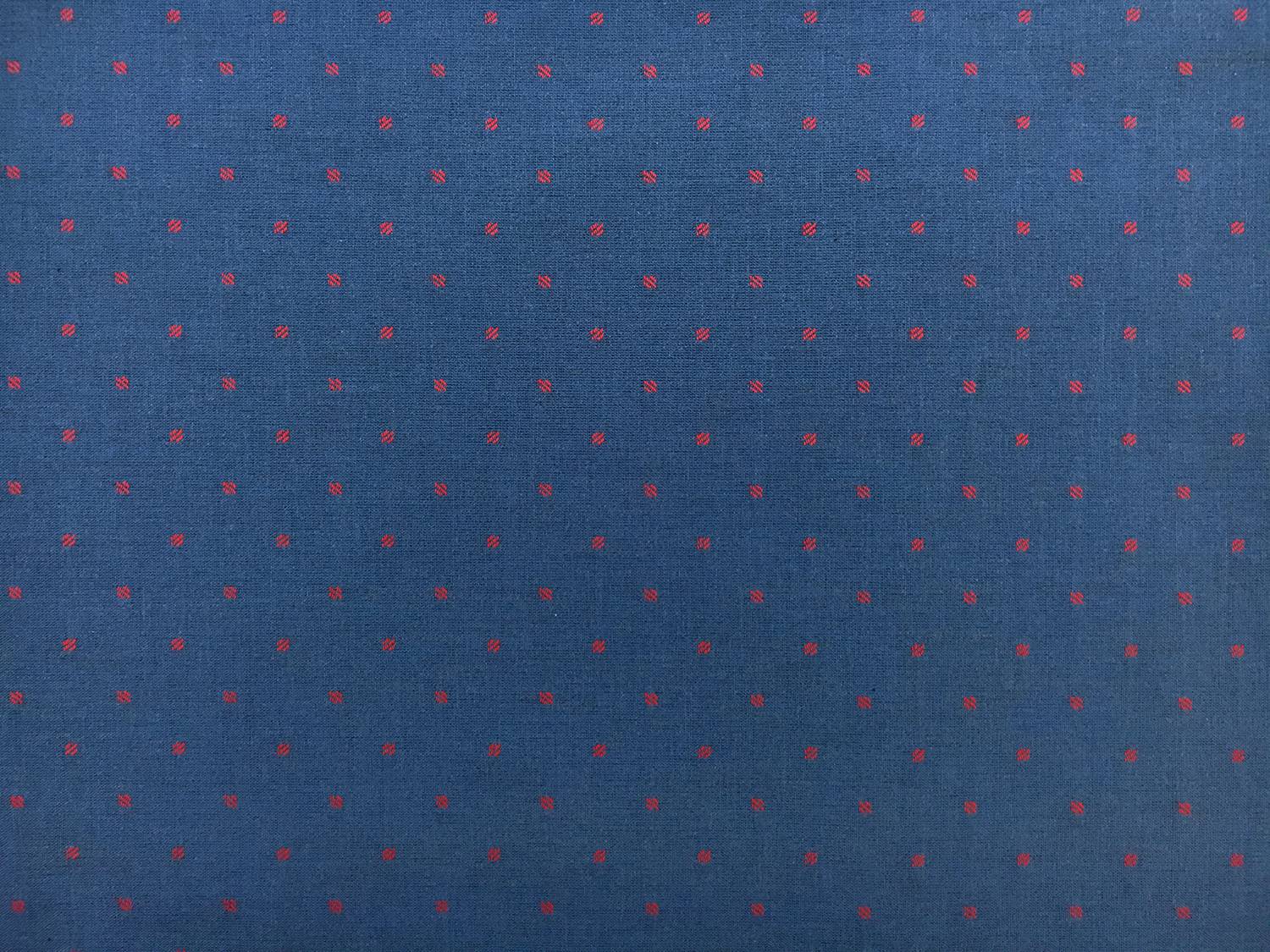 Novelty Cotton Shirting with Dots Repeat0