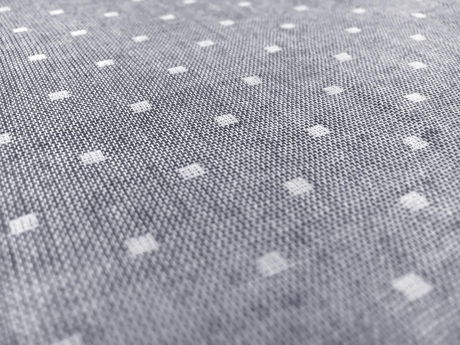 Double Gauze Cotton Chambray Dobby in Indigo3