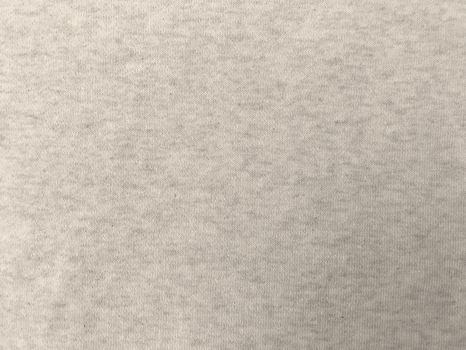 Japanese Cotton French Terry in Heather Cream