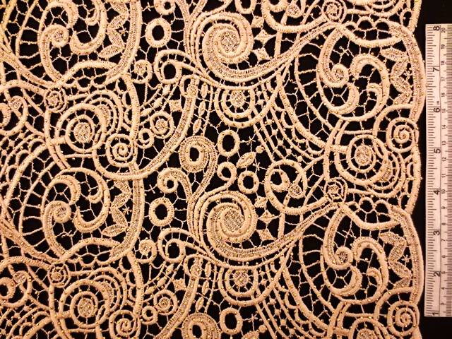 Metallic Guipure Lace0