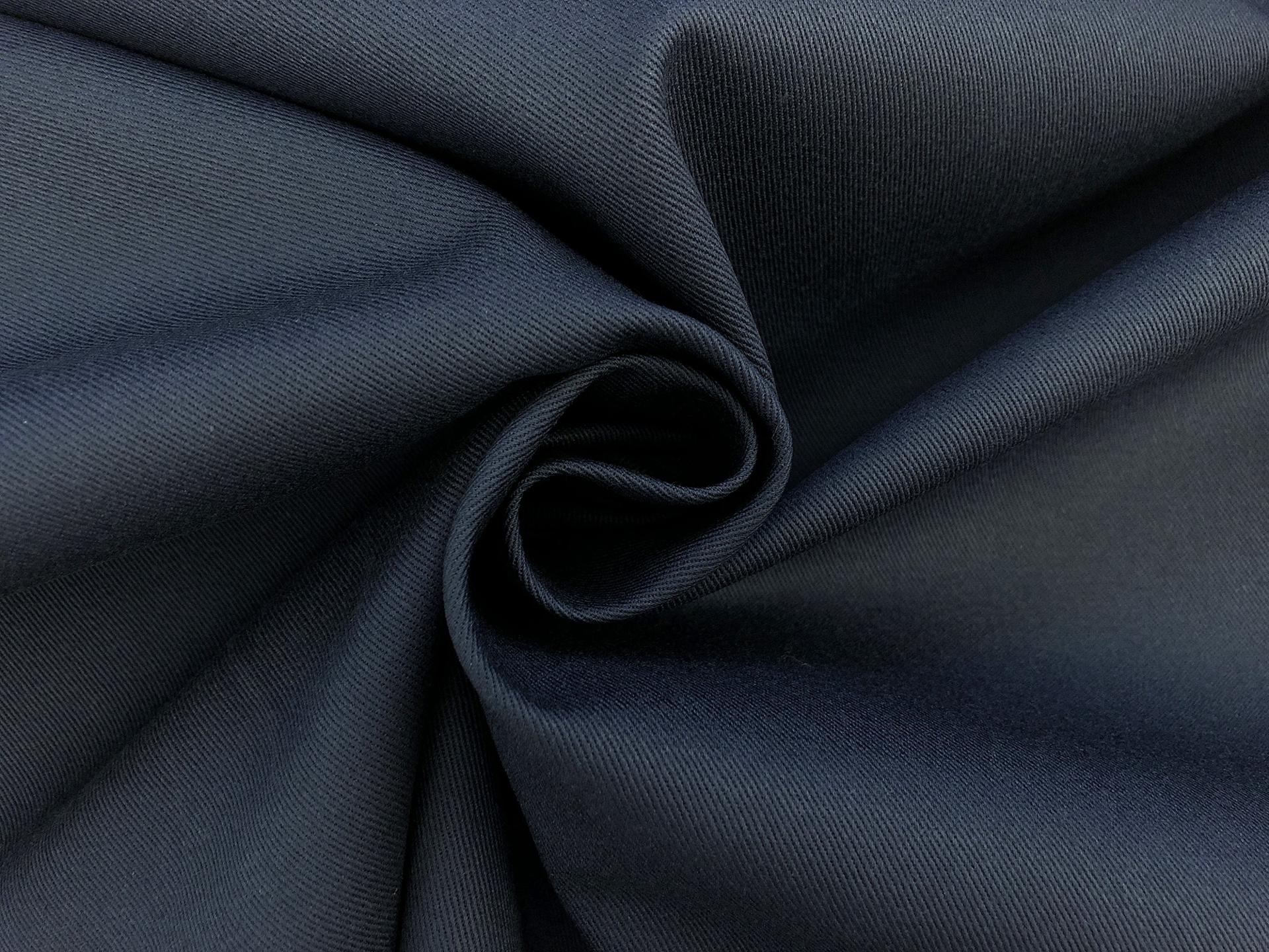 Cotton Chino Twill in Midnight Navy 1