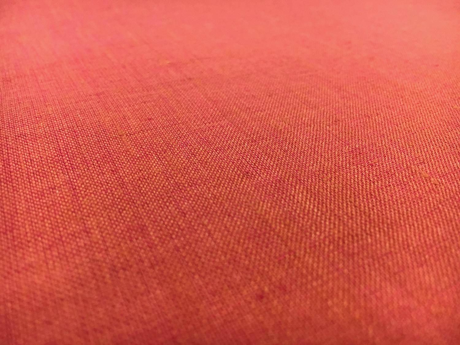 Two Toned Lightweight Linen in Fuchsia Orange2