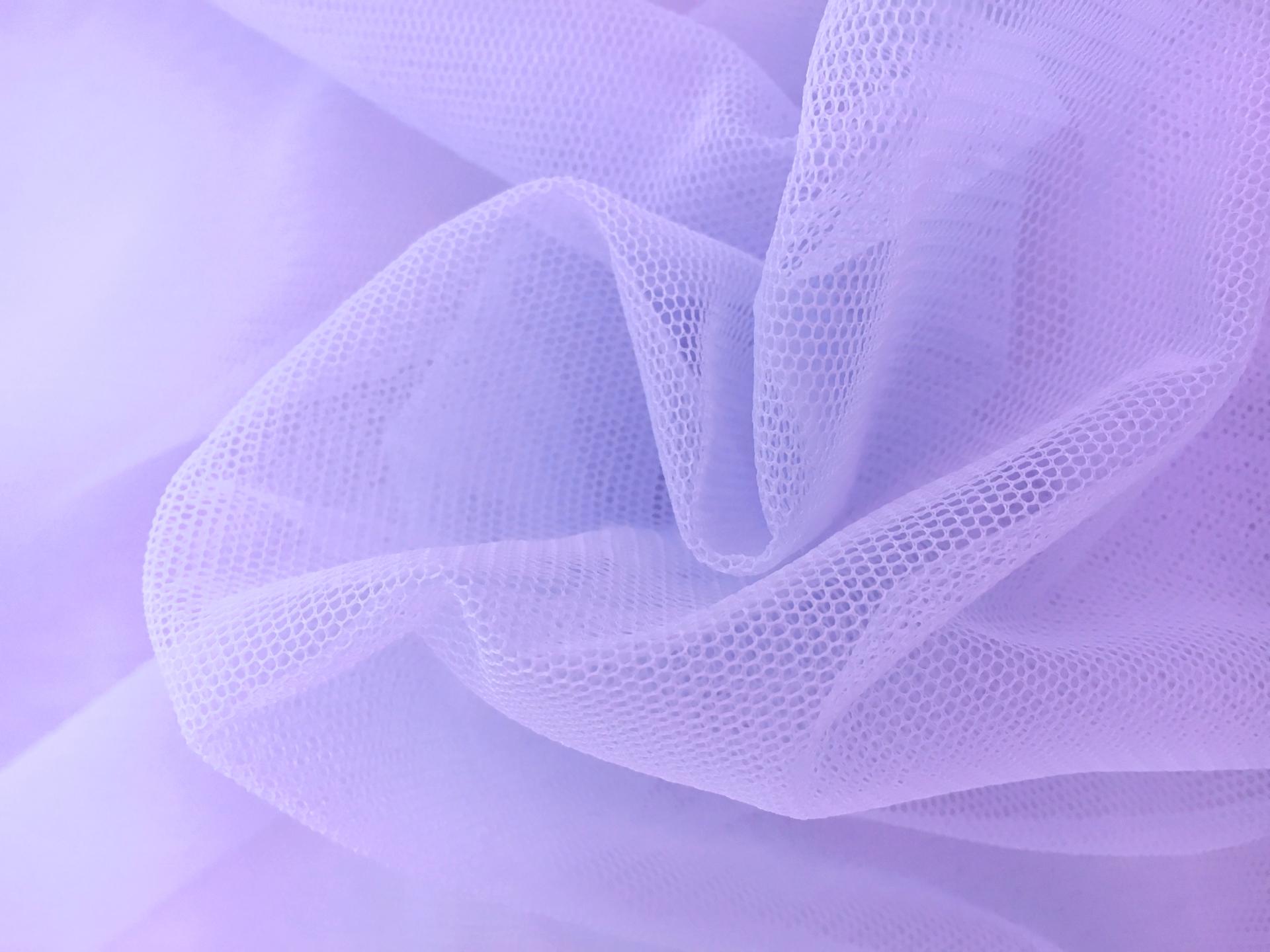 Nylon Bobbinet in Lilla0