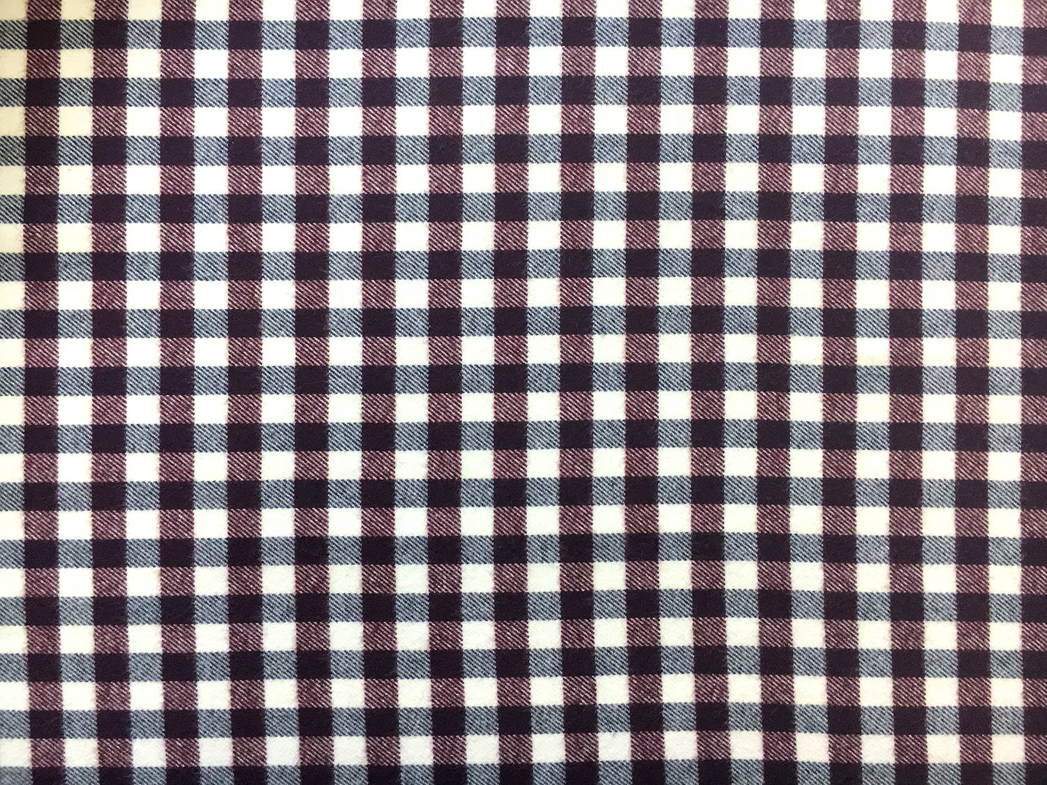 Cotton Wool Blend Flannel Check0