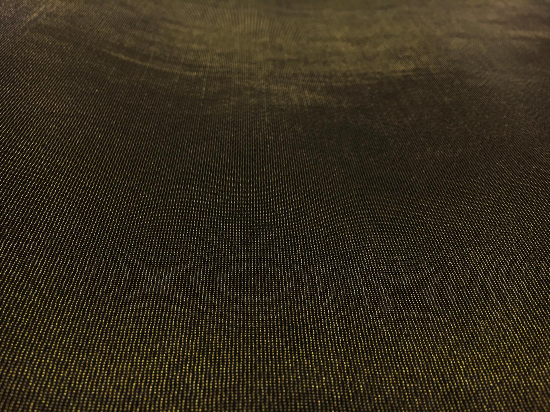 Italian Metallic Crinoline in Black Gold1