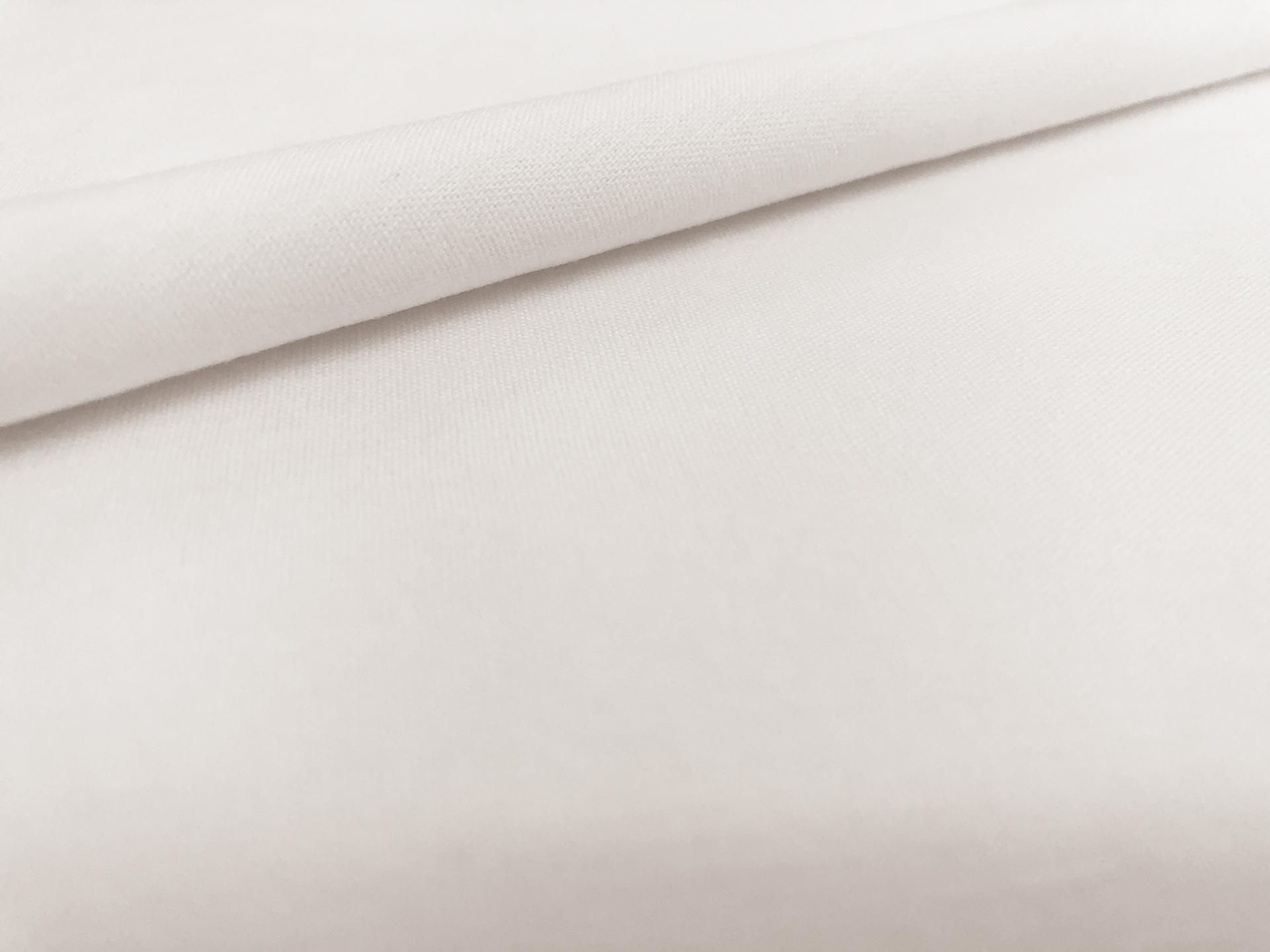 Stretch Linen Rayon Blend in Ivory0