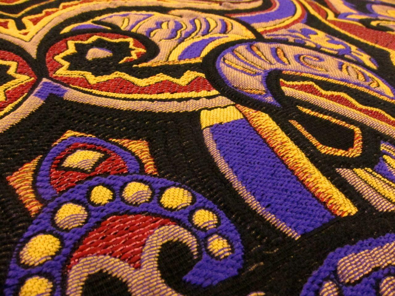 Metallic Silk Blend Brocade2