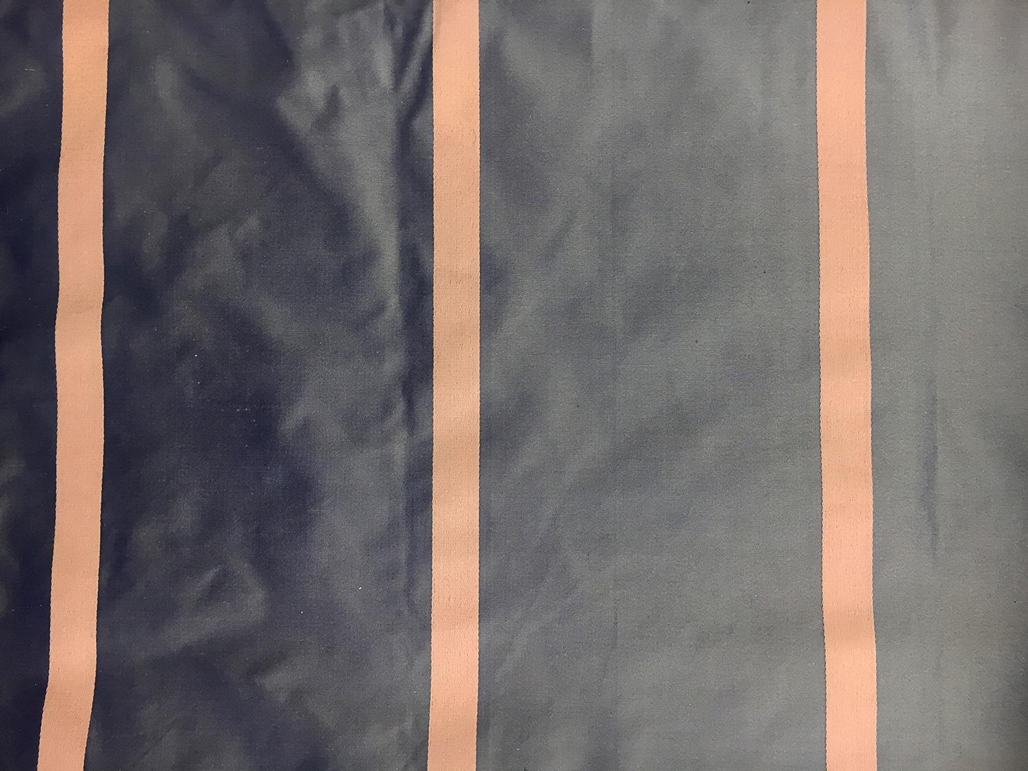 Iridescent Silk Taffeta with Satin Stripes0