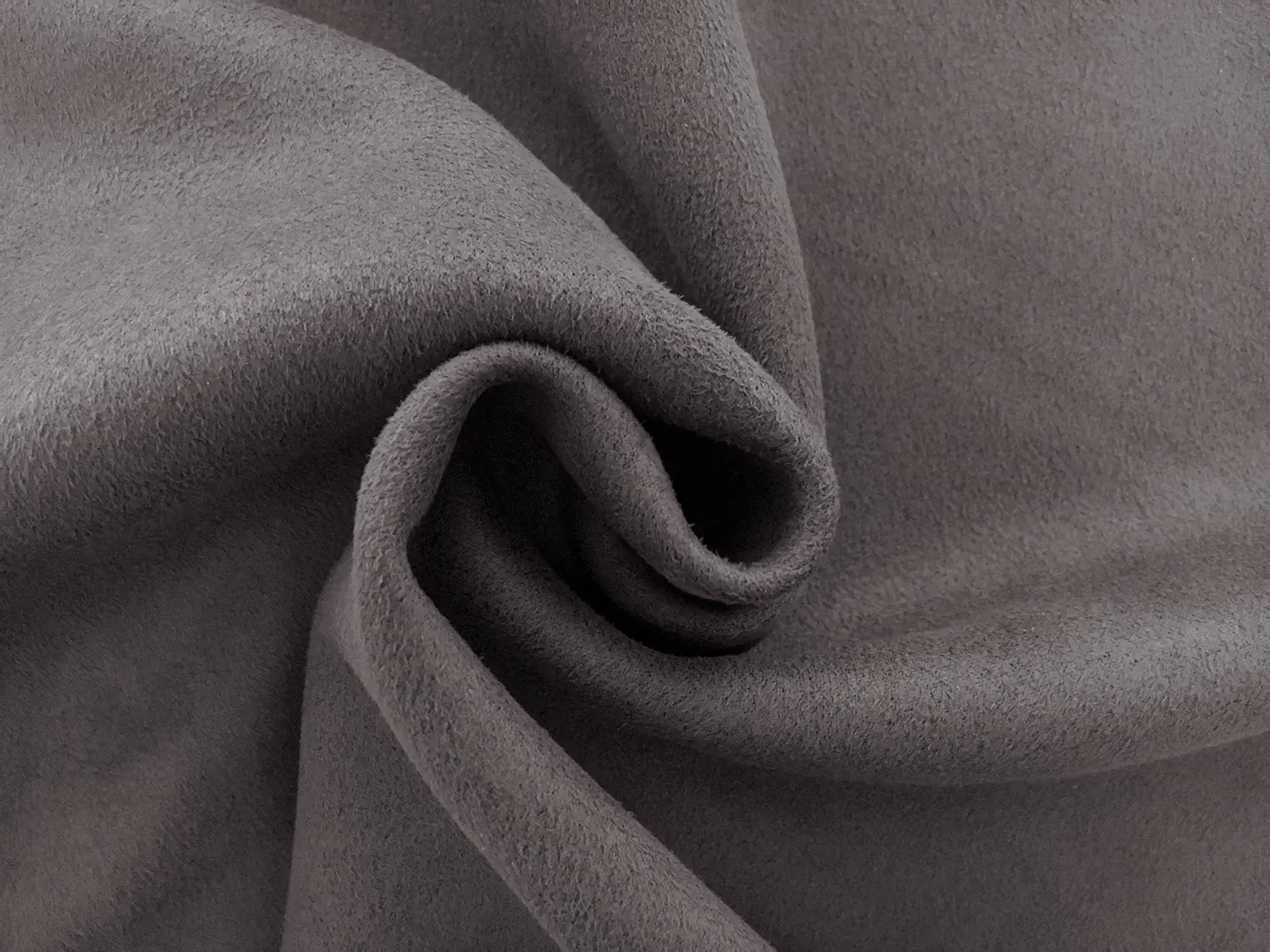 Stretch Suede with Scuba Backing in Charcoal2