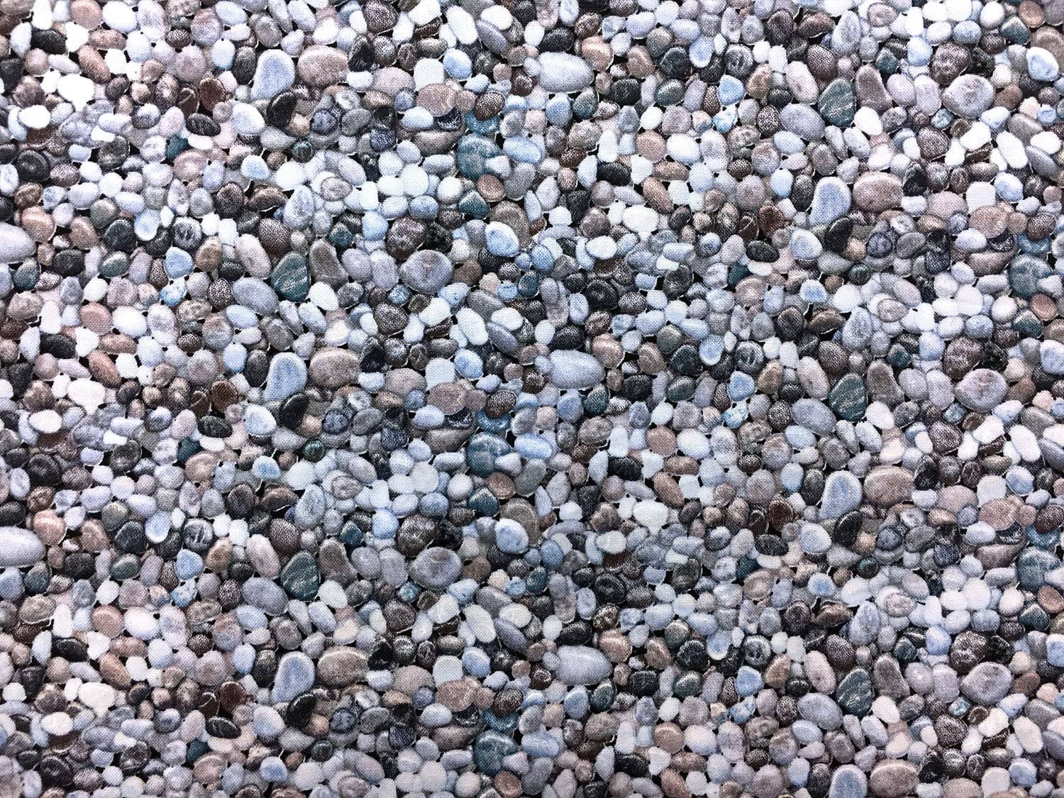Cotton Broadcloth Print With Pebbles0