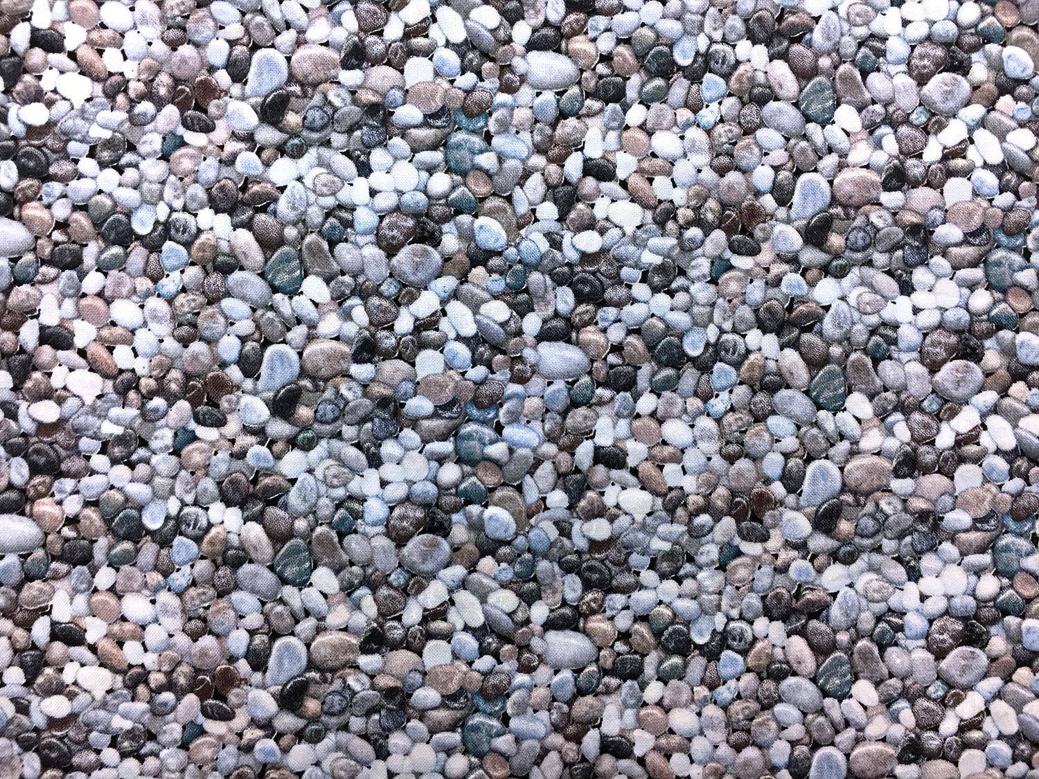 Cotton Broadcloth Print With Pebbles0