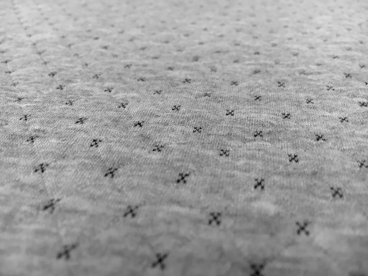 Quilted Novelty Knit in Grey3