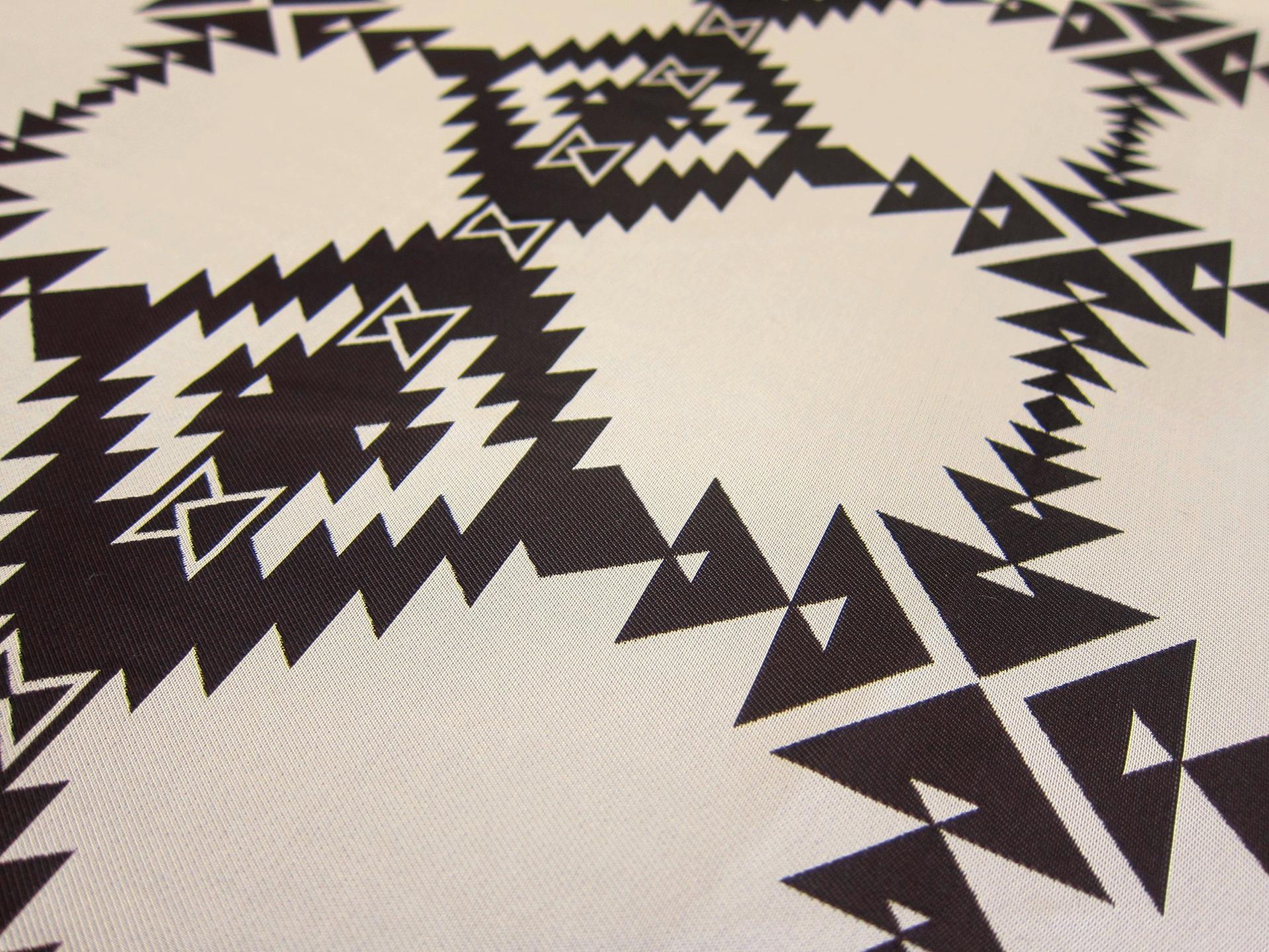 Printed Silk Blend Warp Zibeline2