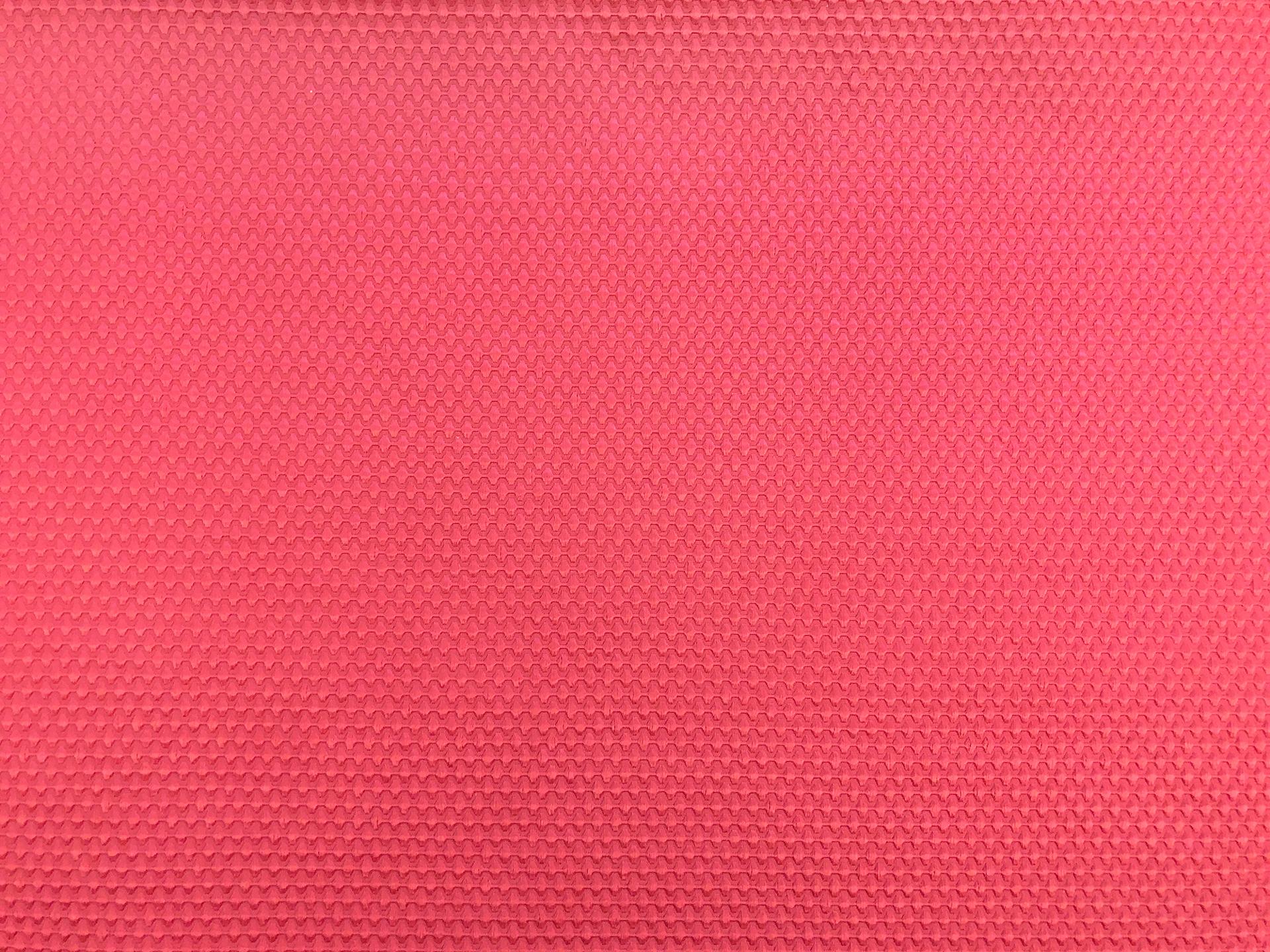 Stretch Cotton Poly Blend Pique in Cherry0