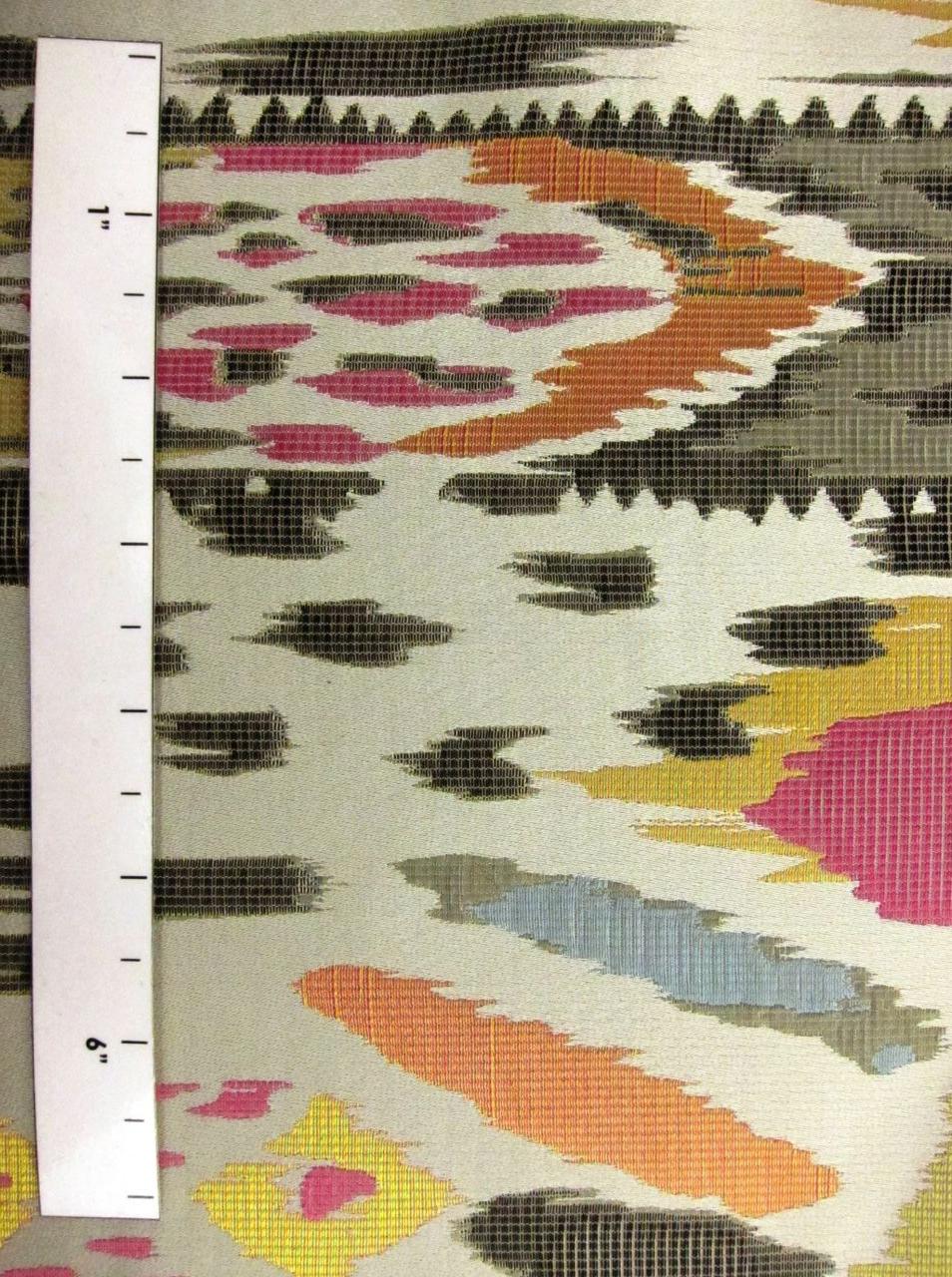 Viscose Blend Ikat 1