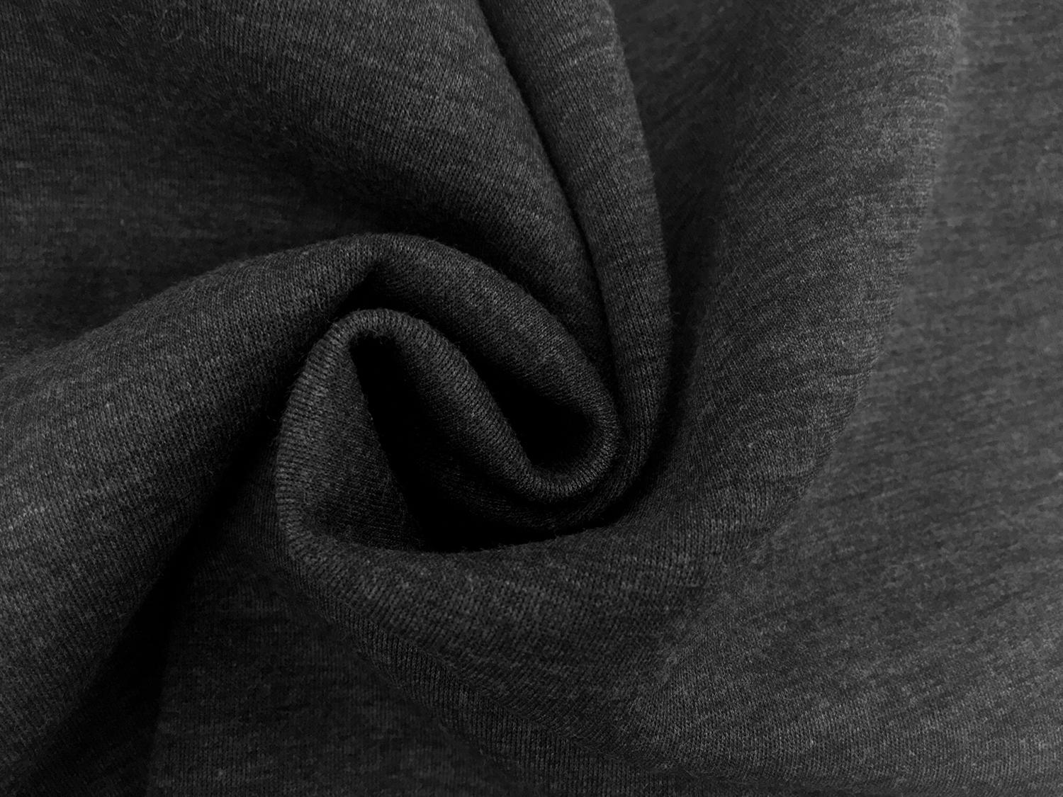 Scuba Air Knit Doubleface in Charcoal And Black3