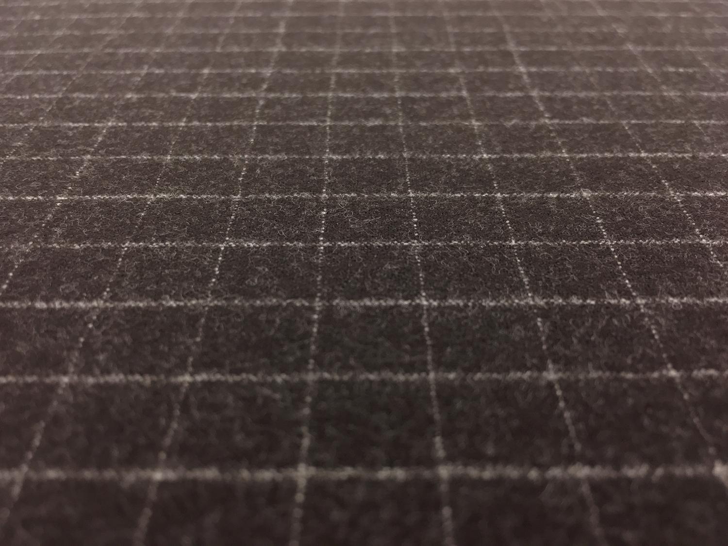 Italian Wool And Lycra Window Pane Flannel2