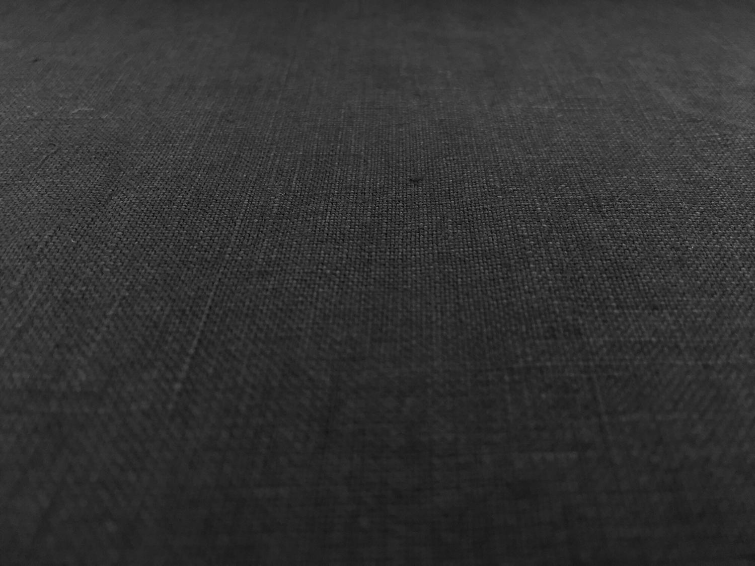 Stone Washed Linen In Black1