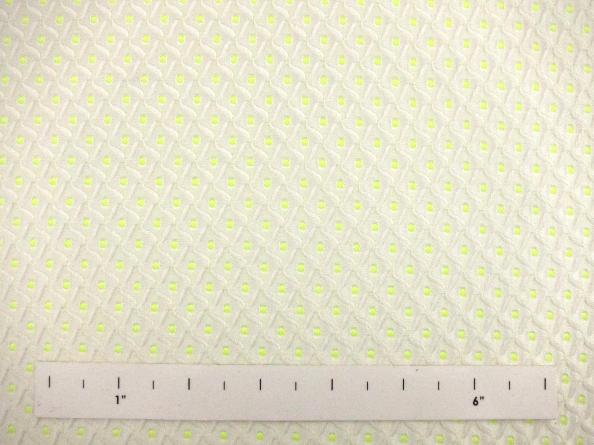 Cotton Blend Brocade (in Neon Yellow)1