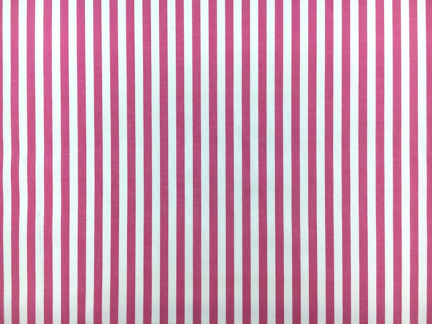 Pima Cotton Shirting Stripe in Fuchsia0